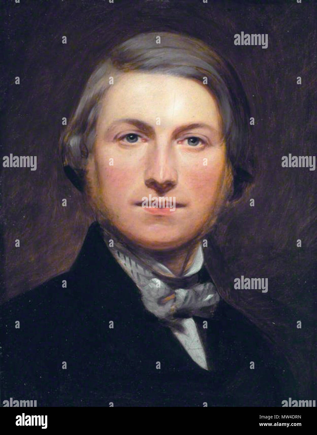 . Inglese: autoritratto olio su pannello 42,9 x 32,9 cm . Xix secolo. George Washington Wilson (1823-1893) 239 George Washington Wilson, da George Washington Wilson Foto Stock