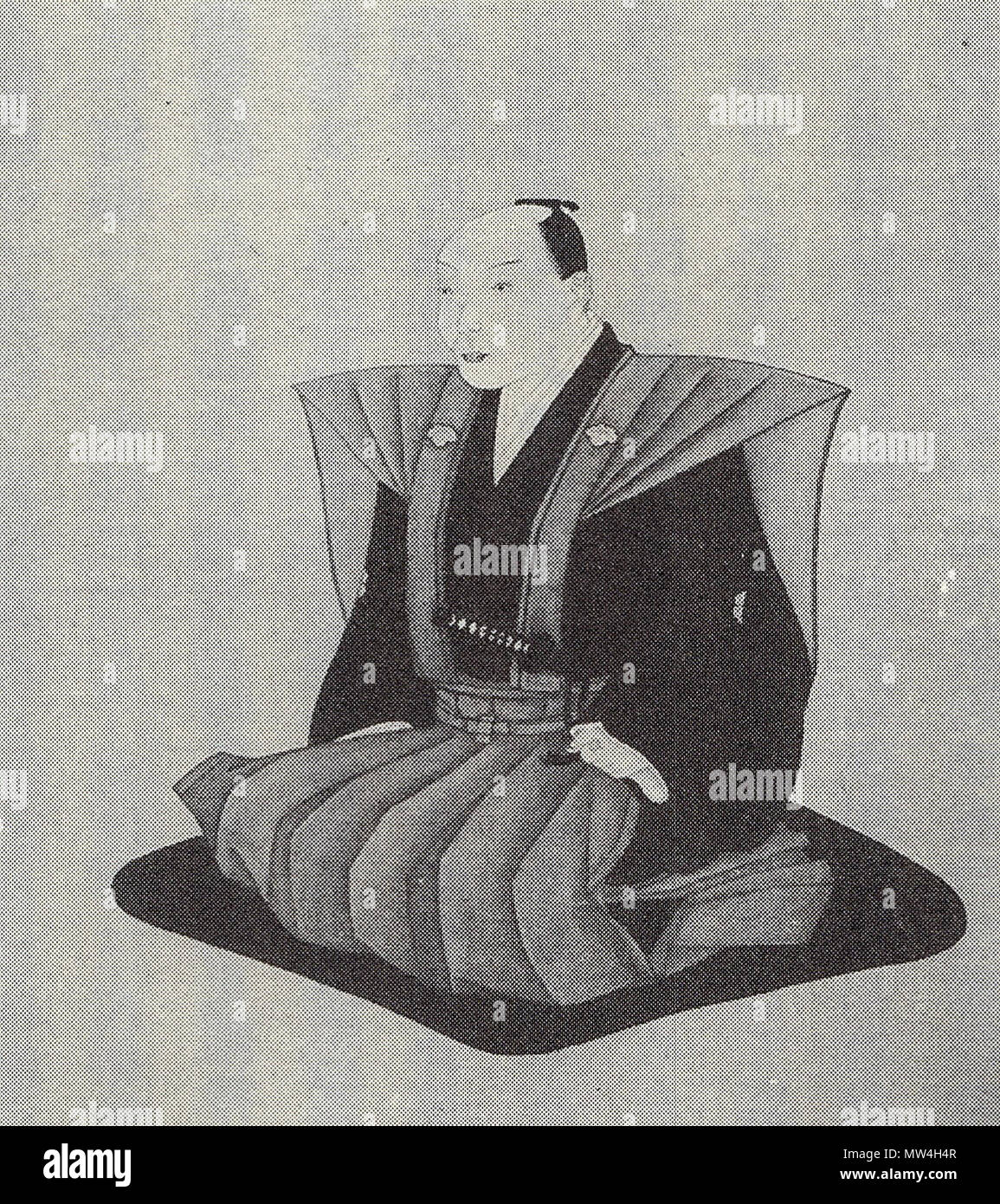 . 日本語: 藤堂高兌の肖像。 . 1 gennaio 2013. Sconosciuto 609 Todo Takasawa Foto Stock