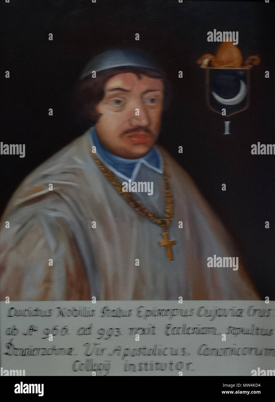 . Polski: Lucidus, biskup kruszwicki w latach 966-993 . 18 agosto 2013, 07:53:28. Sconosciuto 380 Lucidus Foto Stock