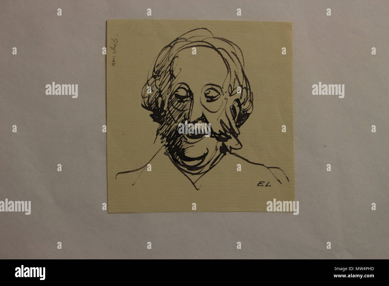 455 caricatura du Docteur Léopold Ollier par le docteur E. Loison Foto Stock