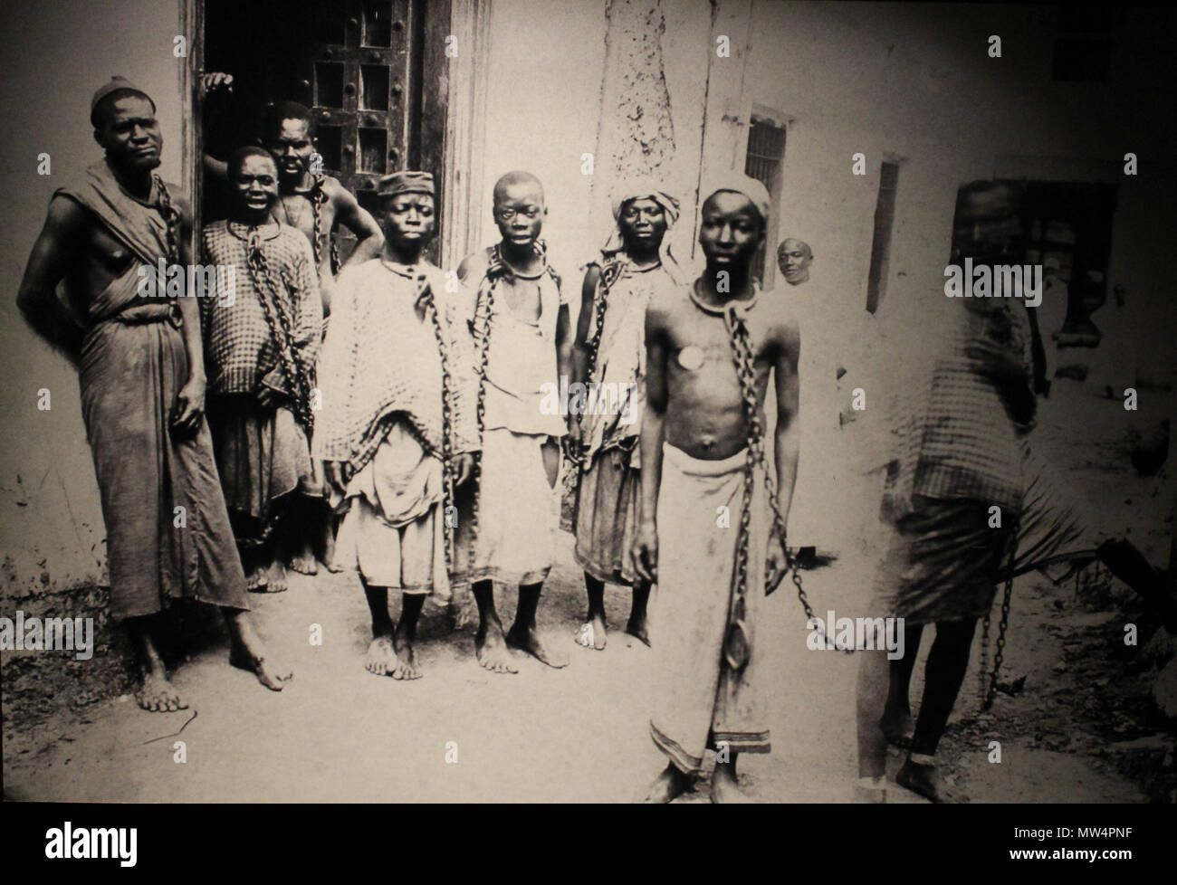 395 Marché aux esclaves de Zanzibar Foto Stock