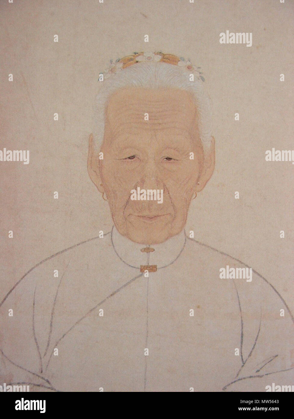 696 吳氏先祖容像十七 Foto Stock