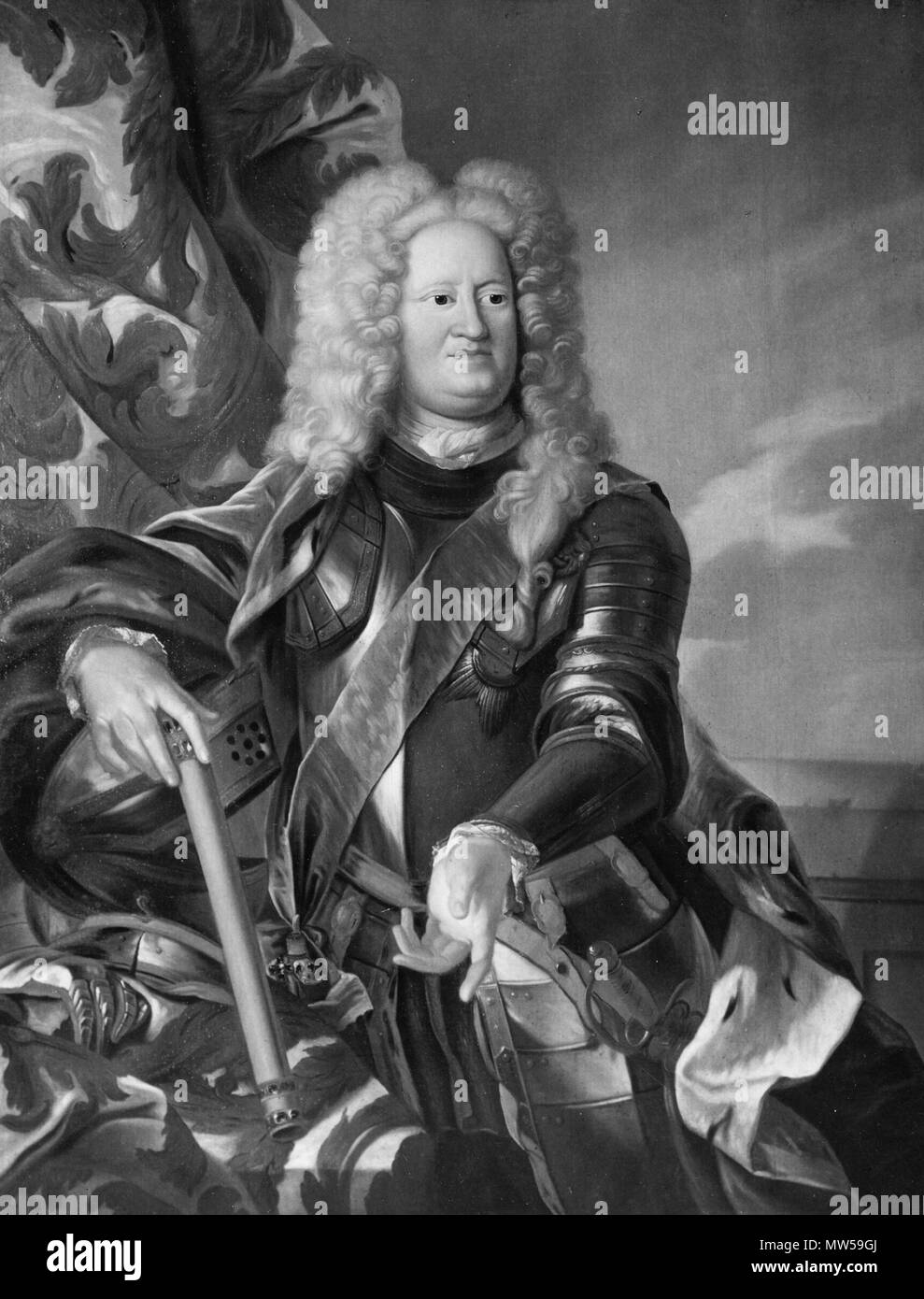 Grh0860 63 Agosto Vilhelm, 1662-1731, hertig av Braunschweig-Wolfenbüttel - Nationalmuseum - 15530 Foto Stock