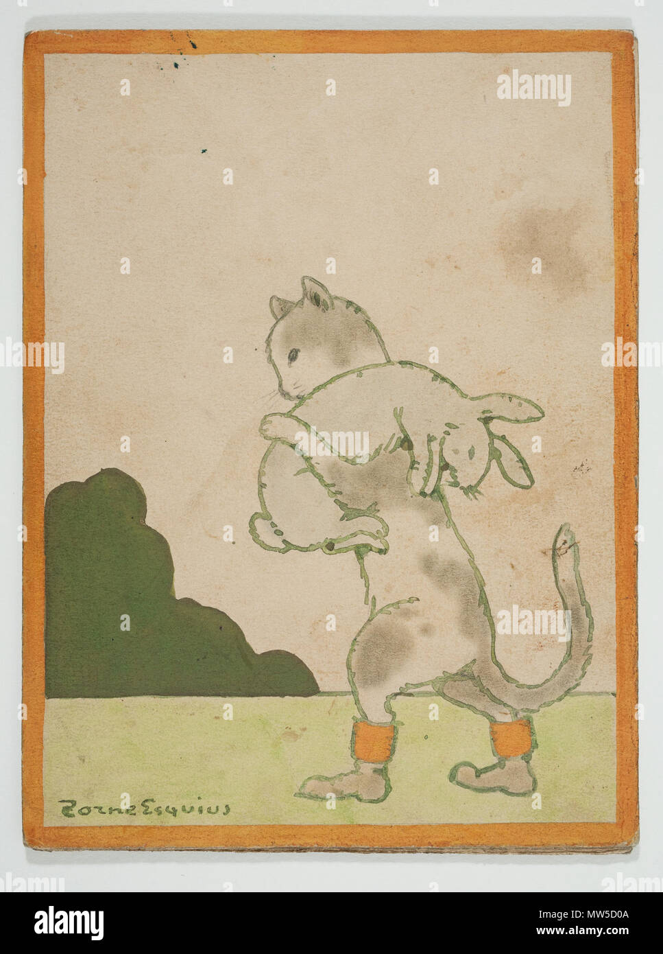 11 19.a. Charles Perrault, cuentos. Il·lustracions de Torné esquius. Biblioteca Joaquim Folch i Torres, Museu Nacional d'Art de Catalunya Foto Stock