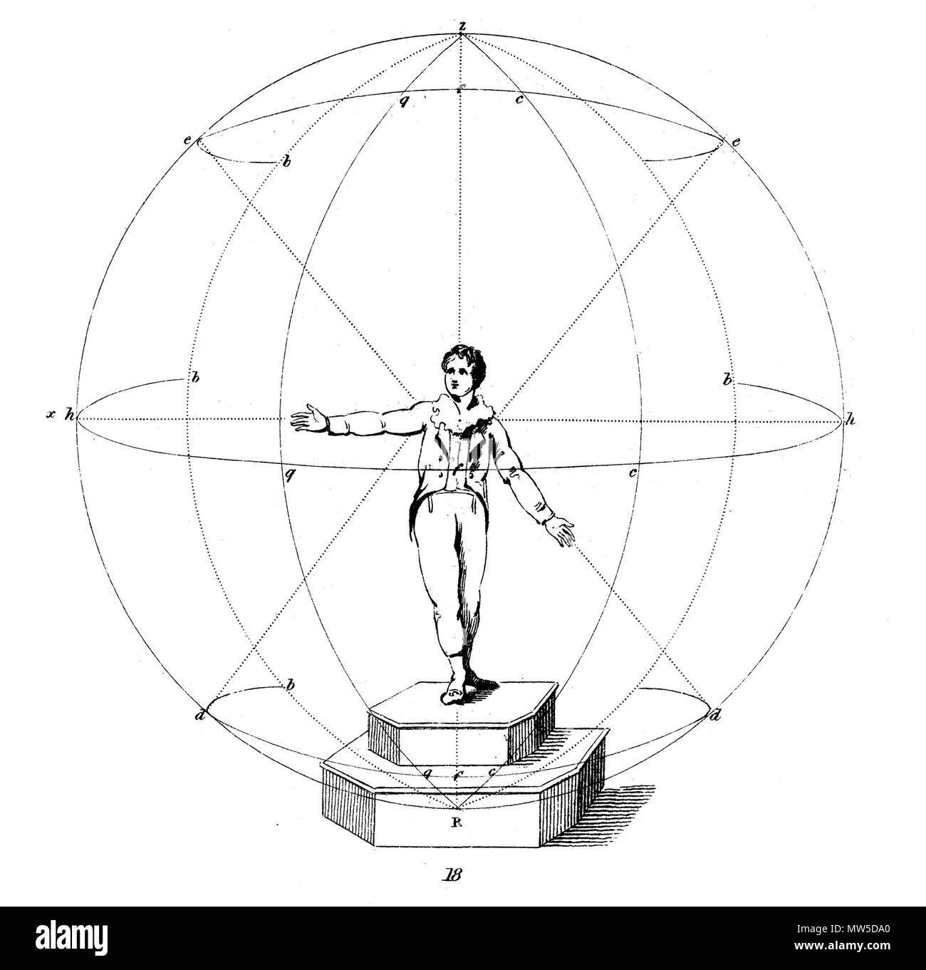 127 Chironomia sfera Foto Stock