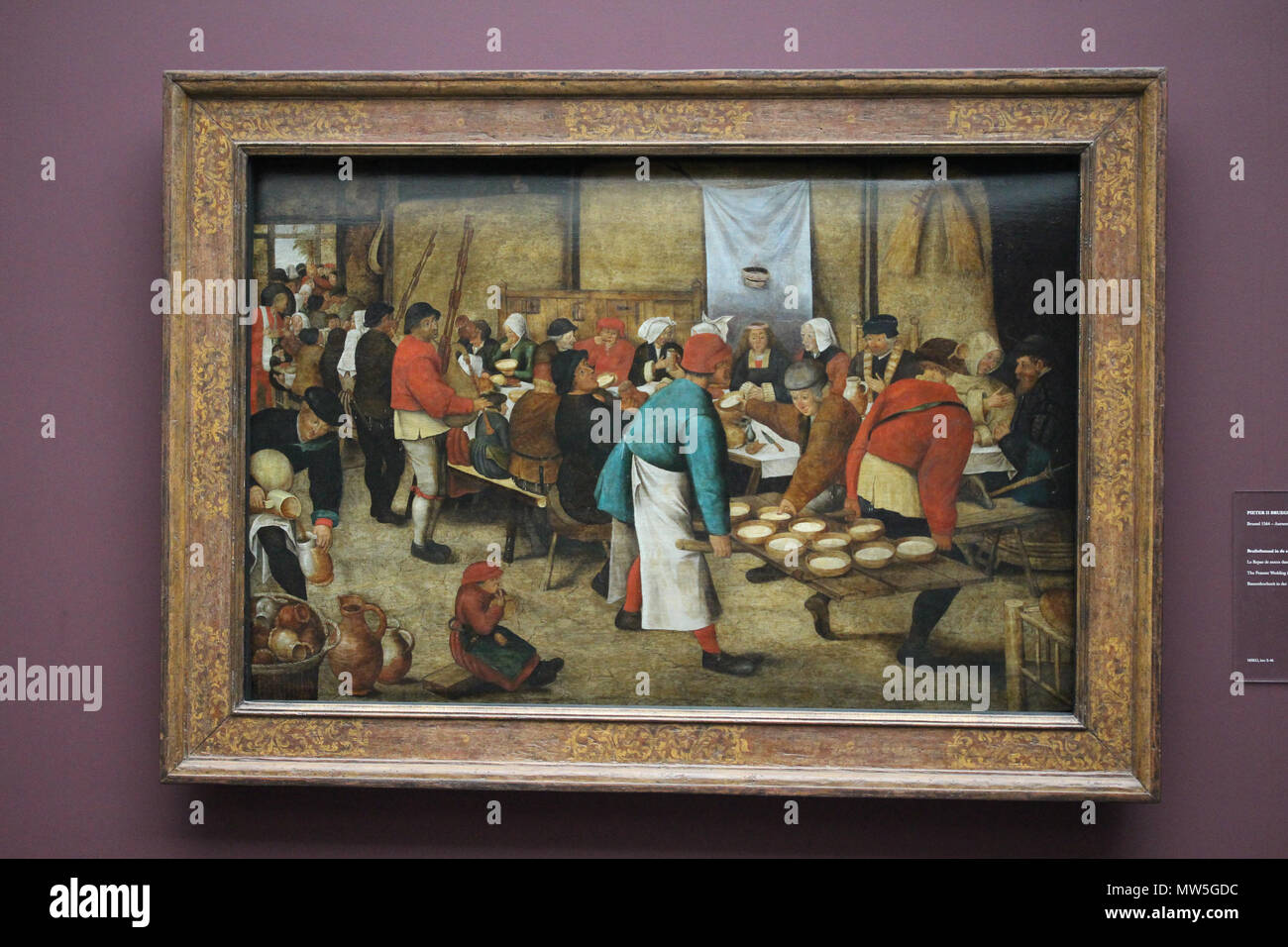 . Nederlands: Bruiloftsmaal in de schuur . Inglese: Oggetto nel Museo delle Belle Arti, Wiki ama l'arte, Gand, Belgio Français : Objet dans le Musée des Beaux-Arts, Wiki ama l'arte, Gent Belgique Nederlands: Oggetto in het Museum voor Schone Kunsten, Wiki arte ama, Gent België questo è un file creato presso il Museo: Museo delle Belle Arti di Gand . 20 agosto 2016, 15:41:12. Romaine 645 Wiki arte ama - Gent - Museum voor Schone Kunsten - Bruiloftsmaal in de schuur (Q21680607) (2) Foto Stock
