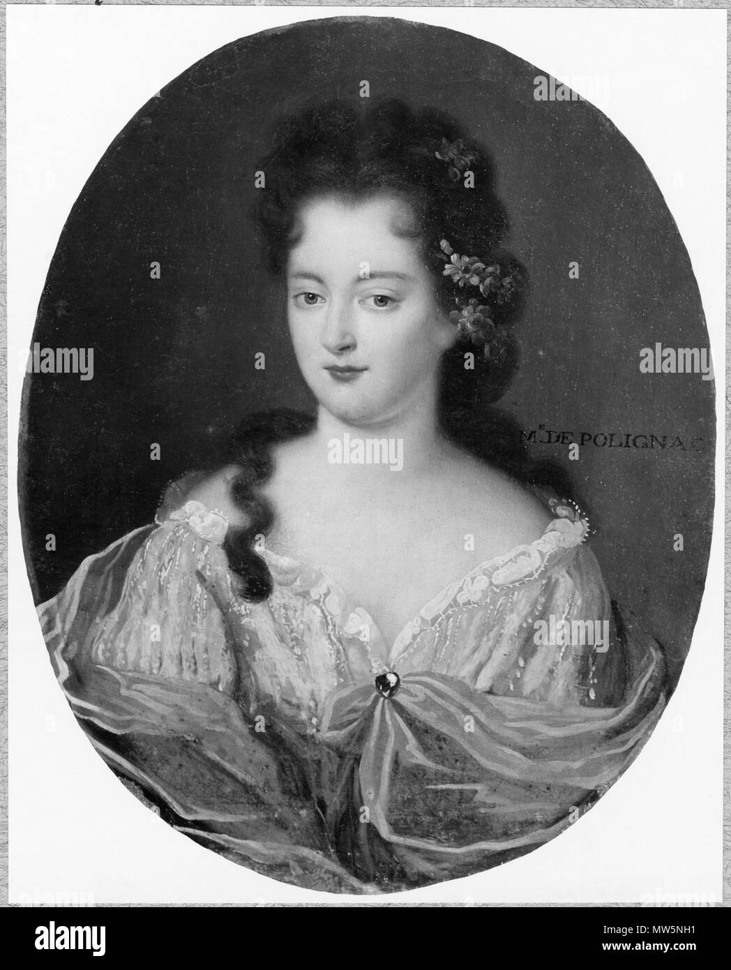 NMDrh 357 421 Mme de Polignac, fransk hovdam - Nationalmuseum - 176963 Foto Stock