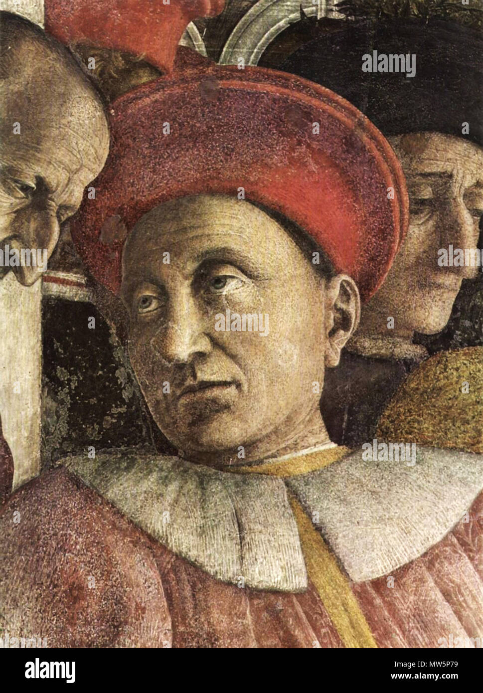 . Андре́а Манте́нья (итал. Andrea Mantegna, ок. 1431, Изола-ди-Картуро, ныне в области Венеция - 13 сентября 1506, Мантуя) - итальянский художник, представитель падуанской школы живописи. В отличие от большинства других классиков итальянского Ренессанса, писал в жёсткой и резкой манере. ===================== Andrea Mantegna (Italiano: [anˈdrɛːa manˈteɲɲa]; c. 1431 - 13 settembre 1506) era un pittore italiano. www.youtube.com/watch?v=5TjZbh cnR0 . 26 novembre 2017, 04:20. Leonid Ll 45 Andrea Mantegna 042 (38614752462) Foto Stock