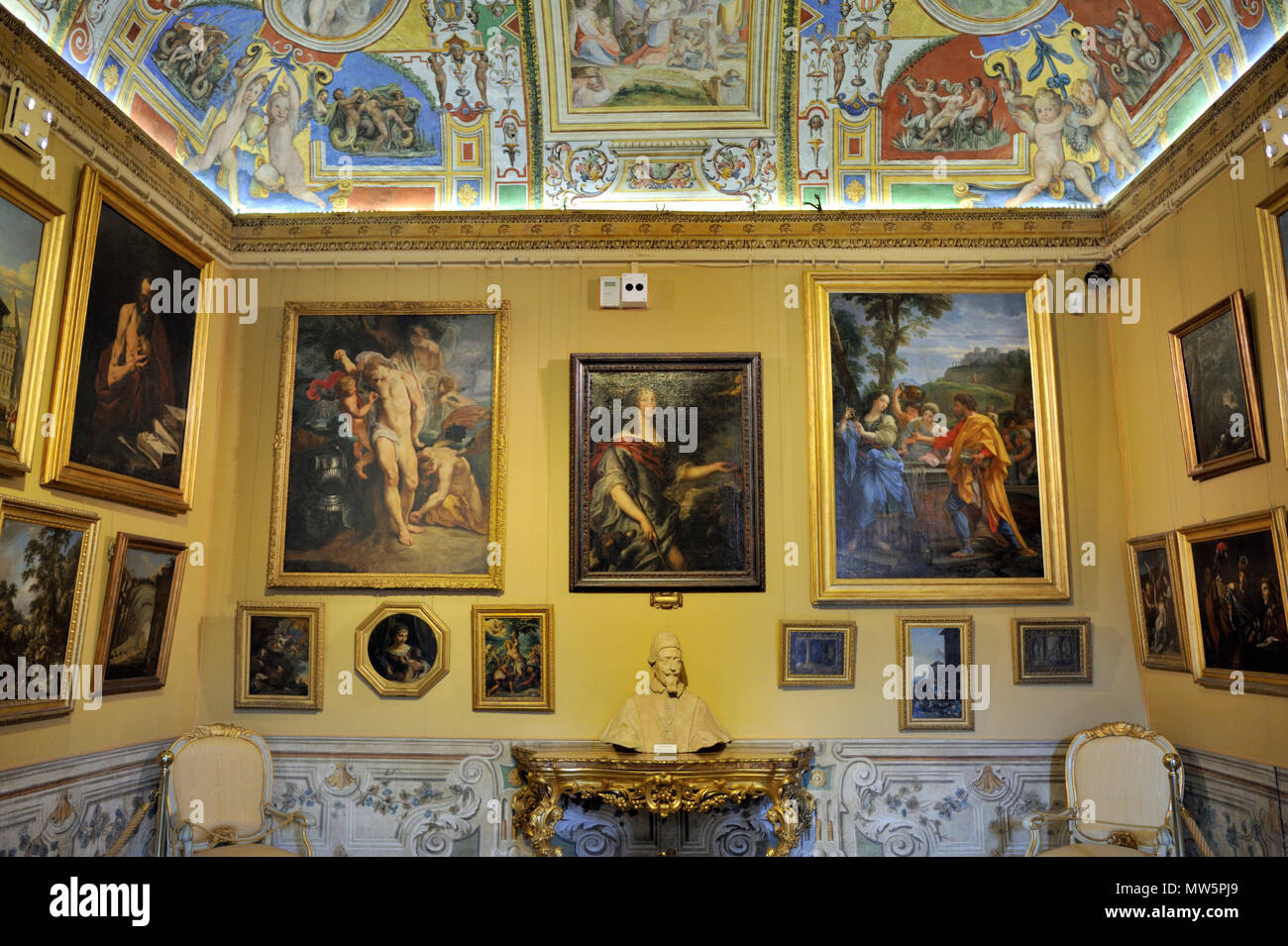 Italia, Roma, Palazzo Corsini, Galleria Nazionale di Arte Antica, Galleria Corsini Foto Stock
