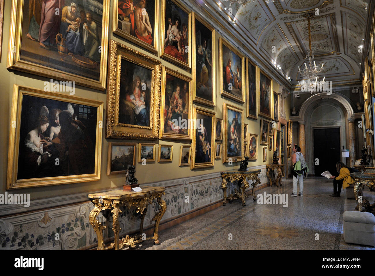 Italia, Roma, Palazzo Corsini, Galleria Nazionale di Arte Antica, Galleria Corsini Foto Stock