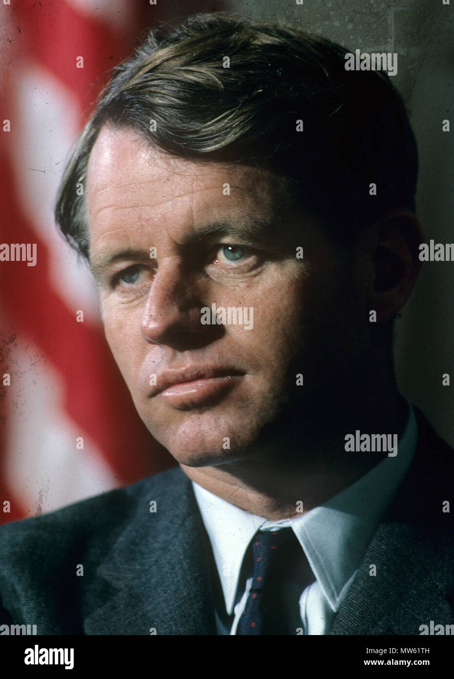 ROBERT F. Kennedy (1925-1968), uomo politico americano nel 1965 Foto Stock
