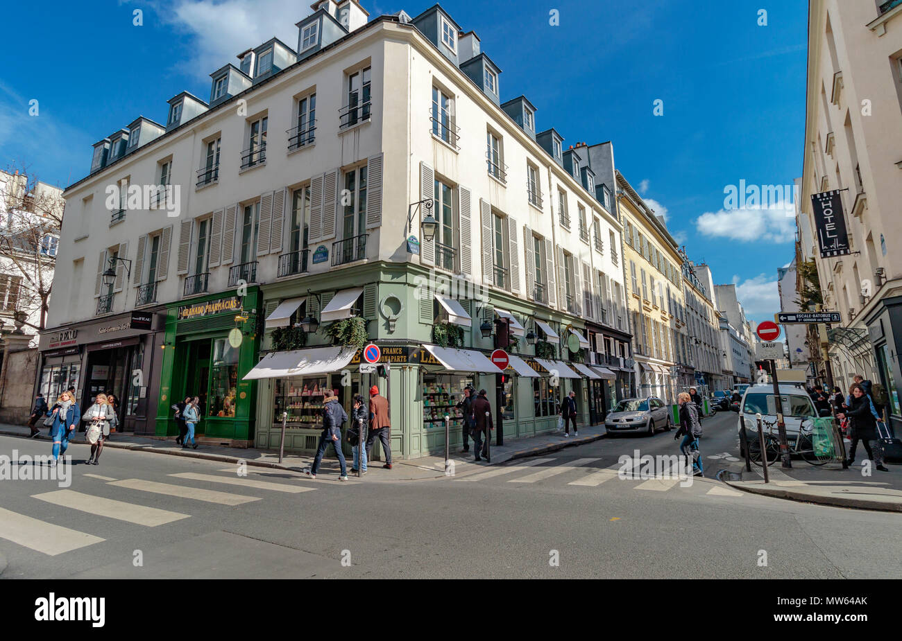 Rue Bonaparte Foto Stock