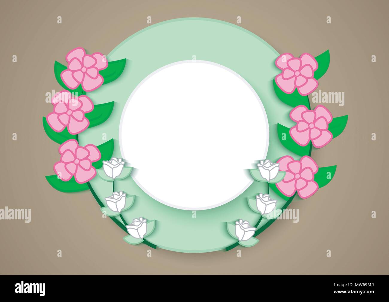 Il design del vettore di natura modello di decorazione Illustrazione Vettoriale