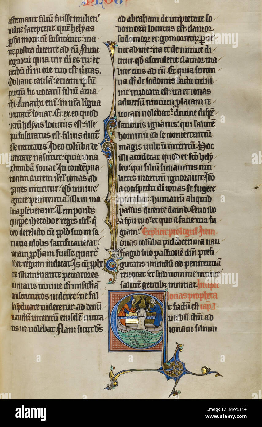 670 iniziale di E- Giona gettato in mare - Google Art Project Foto Stock