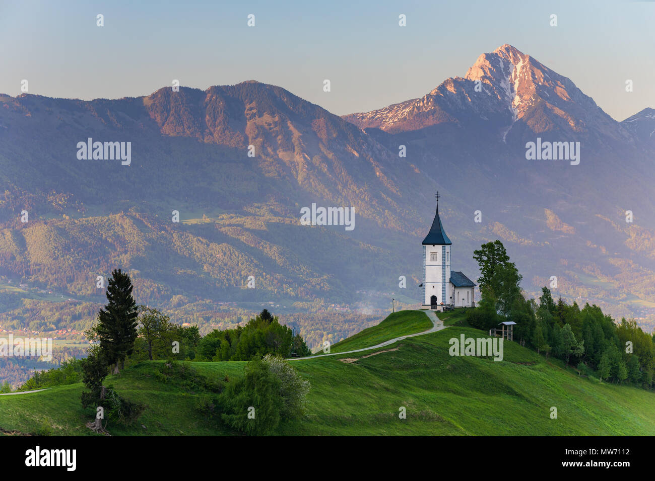 Jamnik è un insediamento sulle pendici orientali del Jelovica altopiano nel comune di Kranj in Alta Carniola regione della Slovenia. Il locale Foto Stock