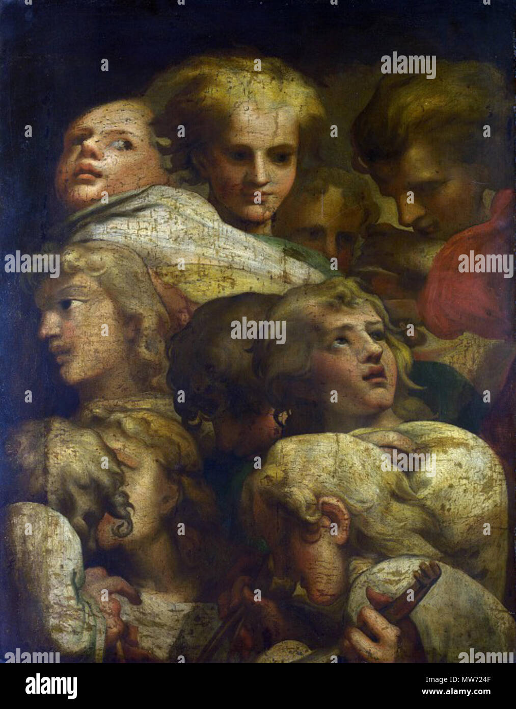 . Gruppo di teste . Inglese: gruppo di testine . prima di 1587. Dopo Antonio da Correggio (1489-1534) nomi alternativi nascita Nome: Antonio Allegri Descrizione pittore italiano Data di nascita e morte circa 1490 5 marzo 1534 Luogo di nascita e morte Correggio bei Modena Correggio sede di lavoro Parma competente controllo : Q8457 VIAF: 265687108 ISNI: 0000 0001 2145 0770 ULAN: 500006208 LCCN: N80160167 NLA: 35798972 WorldCat 29 dopo il Correggio, gruppo di teste (NG37) Foto Stock