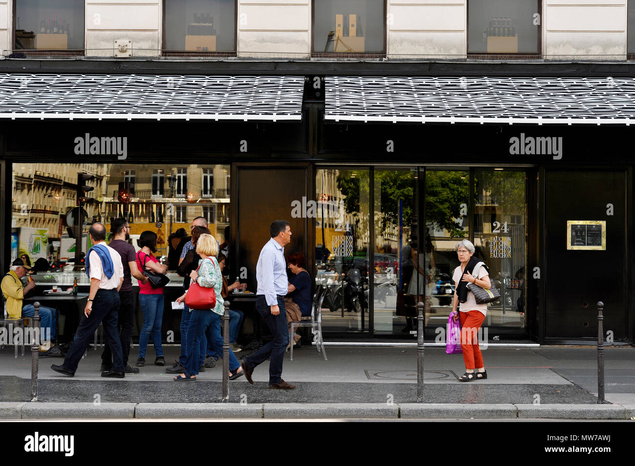 Fauchon de luxe catering store - Place de la Madeleine - Parigi - Francia Foto Stock