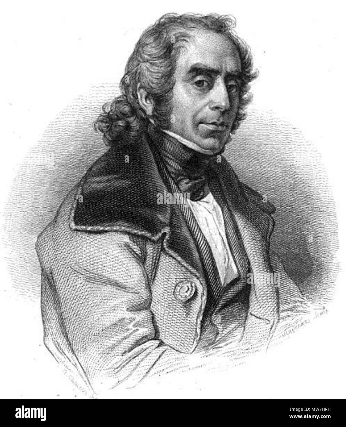 . 'Jacques Arago' . 1839. Maurin 54 Arago, Jacques Foto Stock