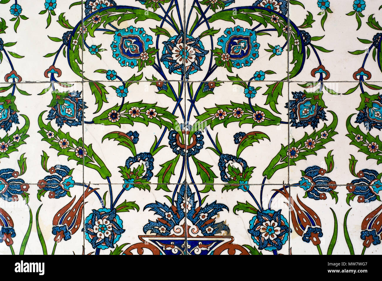 Famosa città kütahya tile Foto Stock