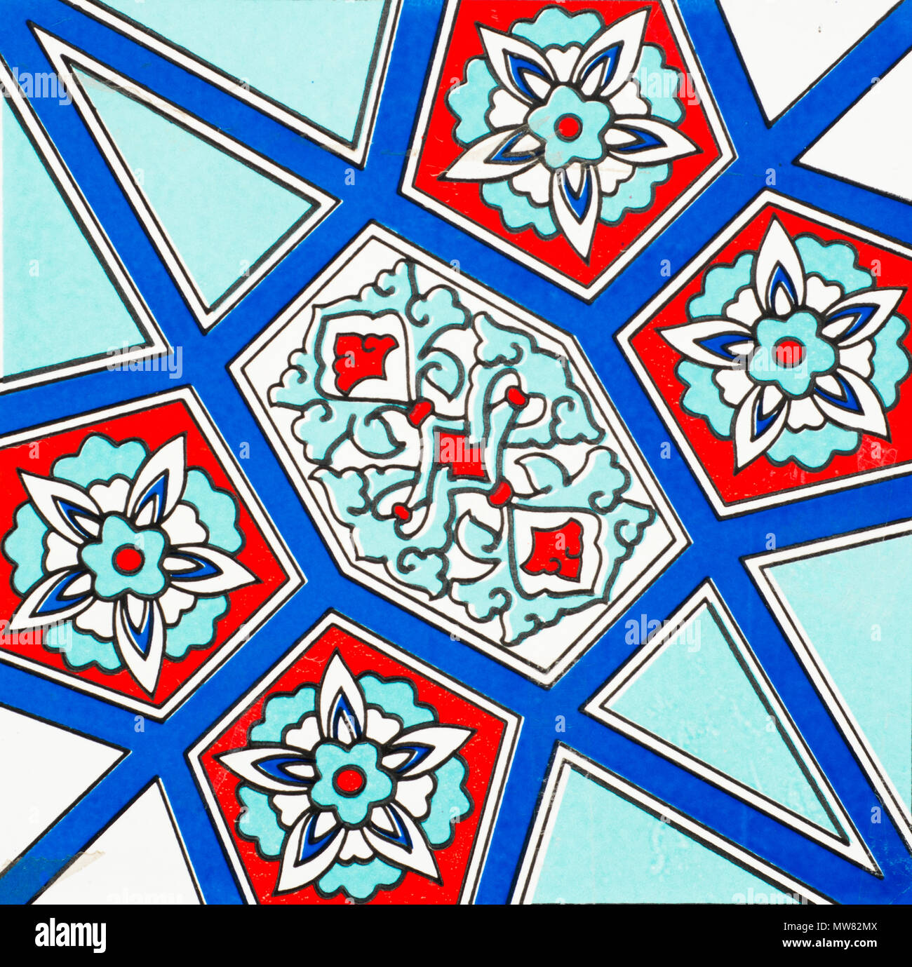 Famosa città kütahya tile Foto Stock