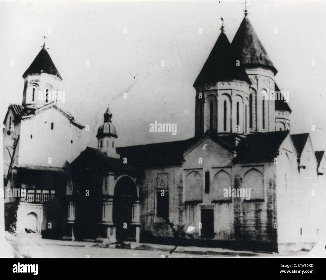 . Chiesa Vanqi. Vecchia Tbilisi . Xix secolo. [2] D. Ermakov 56 monastero armeno di Tbilisi 4 Foto Stock