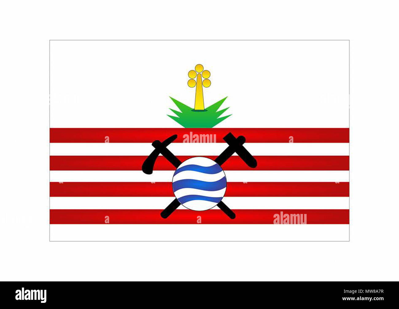 . Português: Bandeira oficial do Município de Campo Formoso - Bahia . Data sconosciuta. 71 sconosciuto Bandeira Campo Formoso Foto Stock