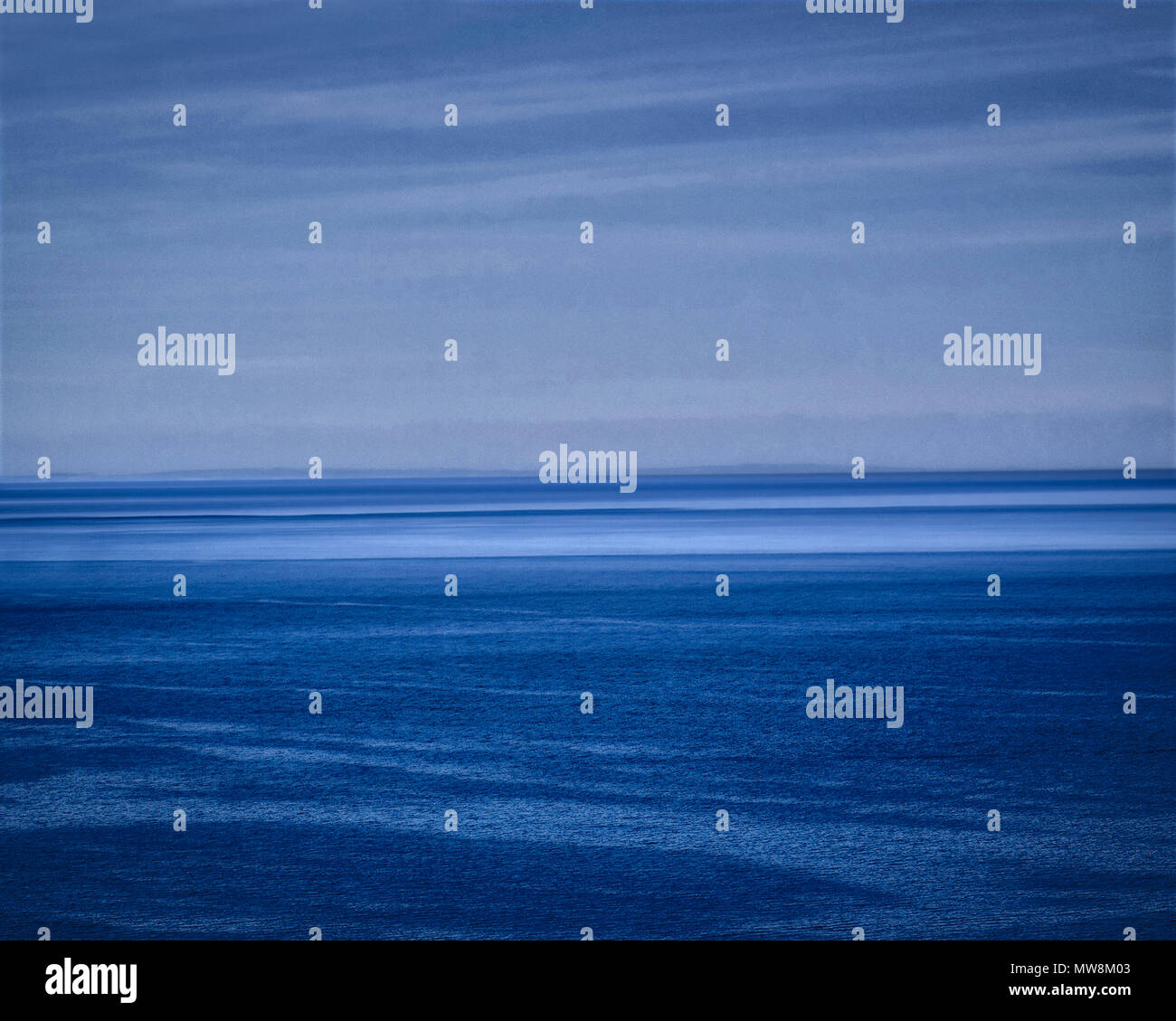 GB - DEVON: il mare (immagine HDR) Foto Stock