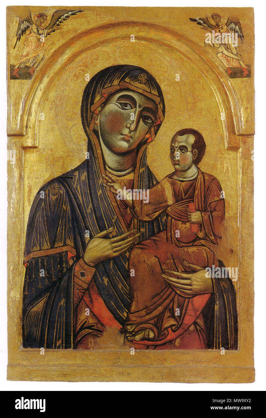 . Italiano: il Maestro dei Santi Cosma e Damiano Madonna Pisa (inv. 1575) . 9 dicembre 2006, 12:40:34. Sconosciuto 386 Maestro dei Santi-Cosma-e-Damiano Madonna Pisa inv2670 Foto Stock