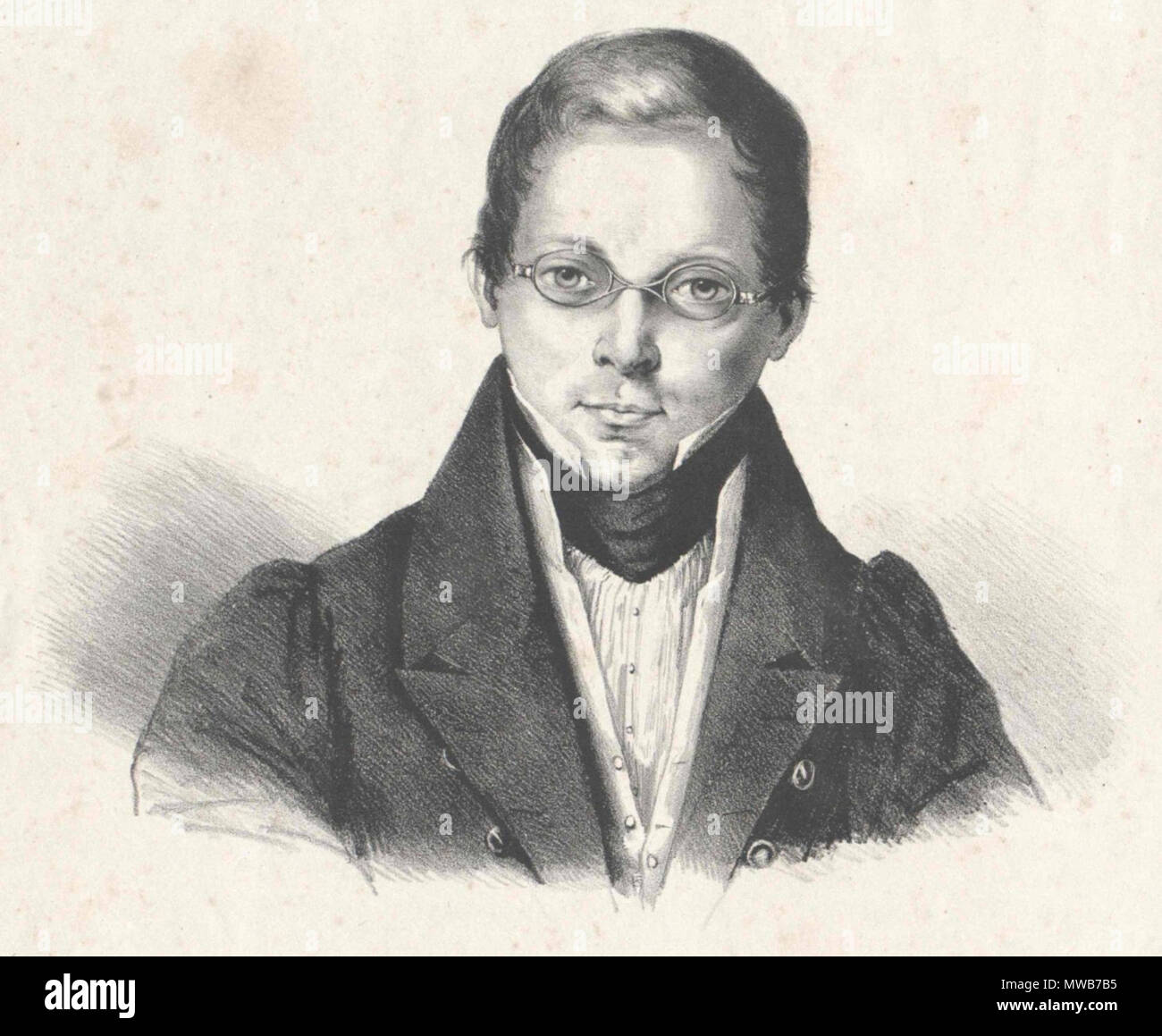 . Inglese: pianista tedesco Carl Wilhelm Greulich (1796-1837) . 1820s. Sconosciuto 149 CWGreulich Foto Stock