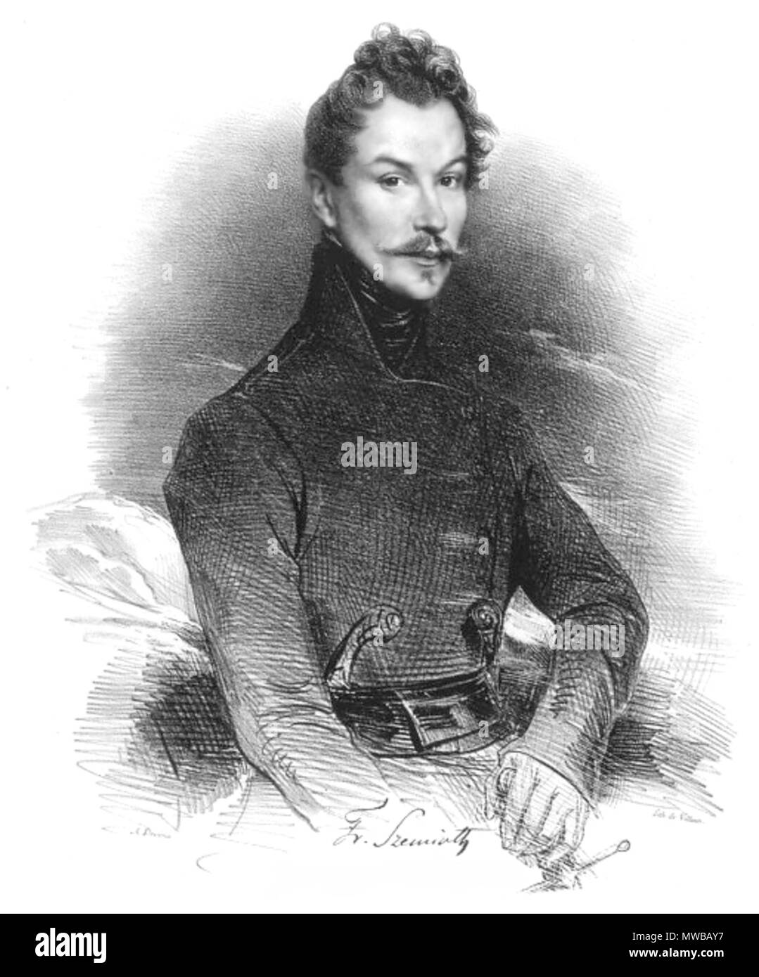 . Franciszek Szemioth . dopo il 1831. Anonimo piastra 216 Franciszek Szemioth Foto Stock