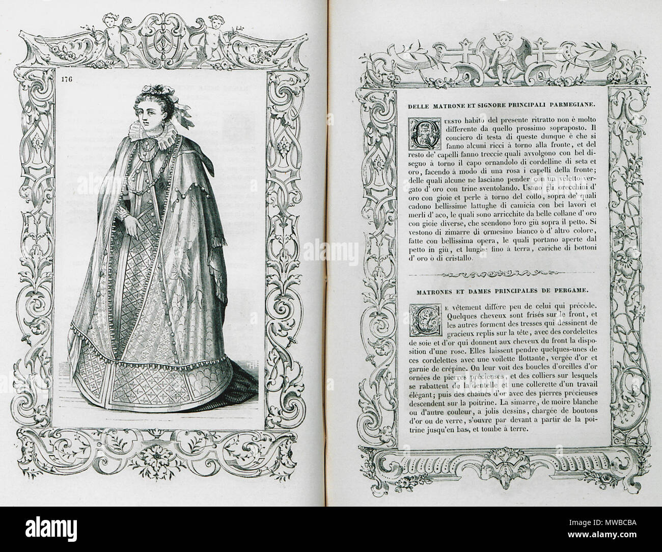 . Inglese: Cesare Vecellio. Costumi anciens et modernes Habiti antichi et moderni di tutto il mondo di Cesare Vecellio, Parigi, Firmin Didot Frères Fils & Cie, M.DCCC.LIX (1859-60) . 1860. Cesare Vecellio (1530-1601) nomi alternativi Cesare Vecellio di Tiziano; Cesare Vecelli; Cesare Vecellius Descrizione italiano pittore e incisore, Data di nascita e morte 1521 2 marzo 1601 Luogo di nascita e morte di Pieve di Cadore Venezia sede di lavoro Venezia, Augsburg competente controllo : Q549400 VIAF: 17378621 ISNI: 0000 0001 2122 5258 ULAN: 500018010 LCCN: N85049158 GND: 121652424 WorldCat 157 delle Foto Stock