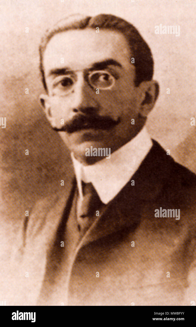 . Español: Germán Arenas (1870-1948), abogado y polìtico peruano, ministro de Gobierno y Primer Ministro (1918-1919). Il 5 maggio 2012. Estudio Courret - c. 1910 241 tedesco Arenas Foto Stock
