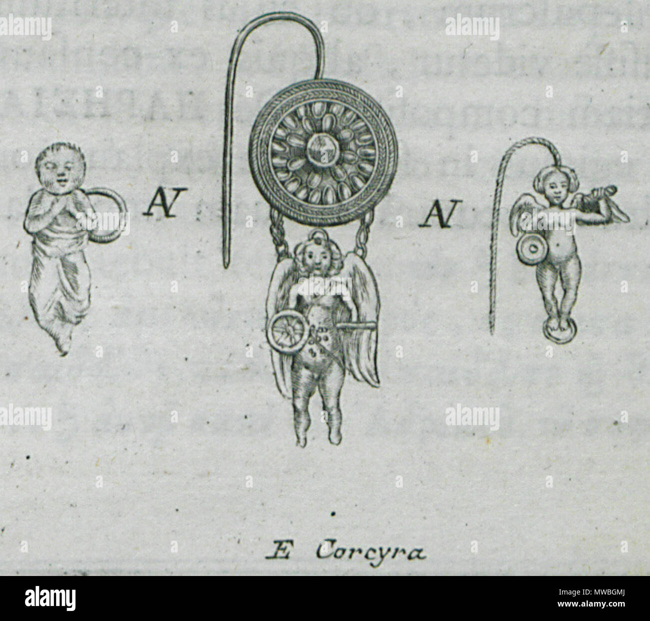 . Inglese: Paolo Maria Paciaudi, Monumenta Peloponneso Commentariis Explicata a Paullo M. Paciaudio. Volumen Secundum. Roma, Typographia Palladis Nicolo e Marco Palearino, MDCCLXI . 1761. Paolo Maria Paciaudi (1710-1785) Descrizione archeologo e bibliotecario Data di nascita e morte 23 novembre 1710 1 febbraio 1785 Luogo di nascita e morte di Torino Autorità di Parma controllo : Q3362645 VIAF: 76351782 ISNI: 0000 0000 6630-2985 LCCN: N85050077 NLA: 35538890 GND: 128550953 WorldCat 175 Orecchini - Paciaudi Paolo Maria - 1761 Foto Stock