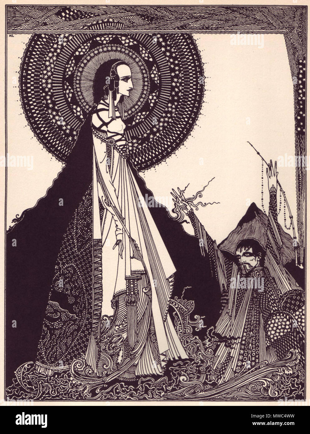 . Inglese: Harry Clarke Poe Racconti di mistero e immaginazione. 1908. Harry Clarke (1889-1931) nomi alternativi Patrick Henry Clarke Descrizione artista irlandese Data di nascita e morte 17 marzo 1889 6 gennaio 1931 Luogo di nascita e morte di Dublino Autorità di Coira il controllo : Q981851 VIAF: 64809213 ISNI: 0000 0000 7729 3084 ULAN: 500005071 LCCN: N80127749 NLA: 35207551 WorldCat 267 Harry Clarke Poe Racconti di mistero e immaginazione 1 Foto Stock