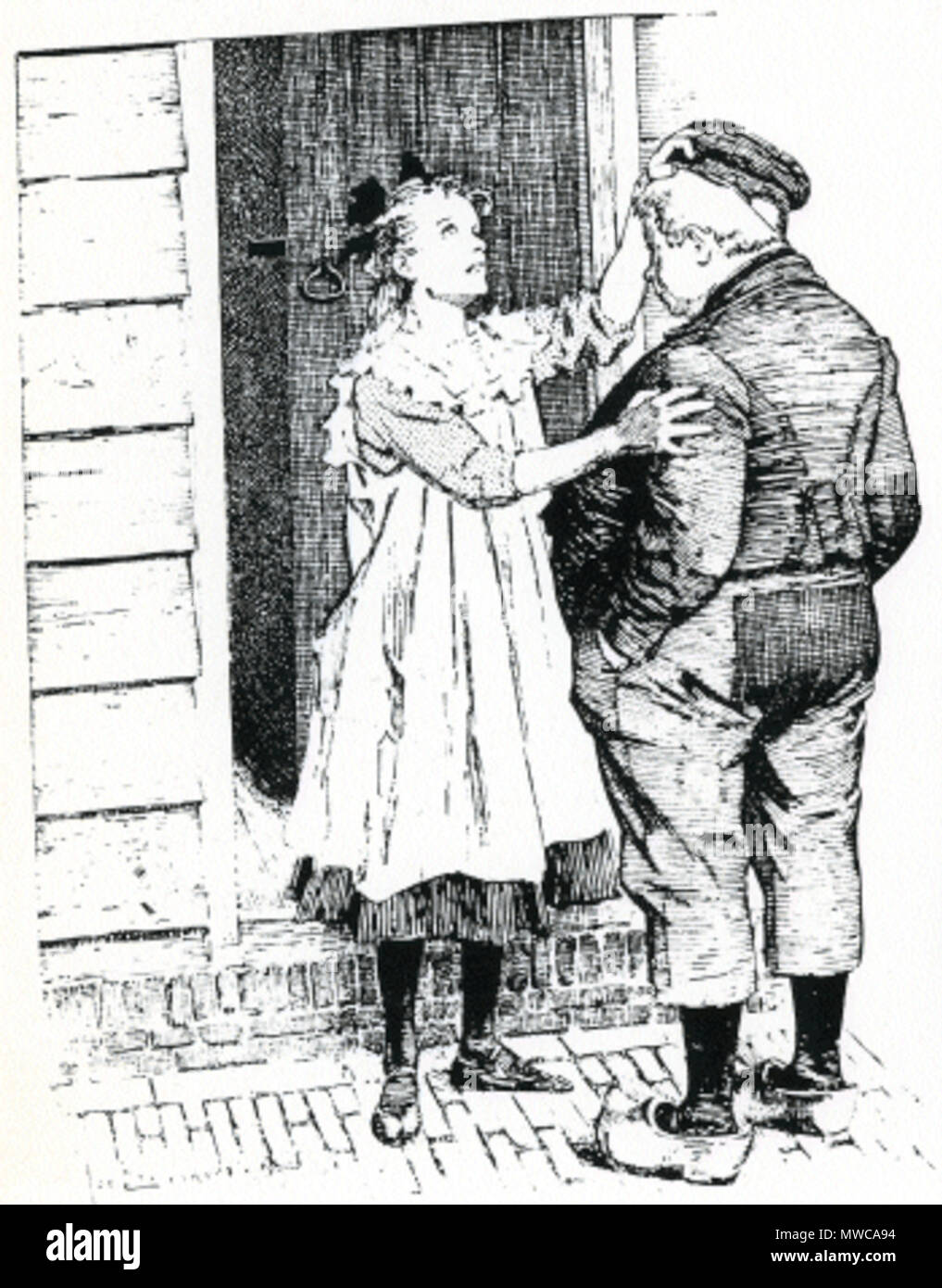 163 Dik Trom en la ragazza cieca porta avanti da Johan Braakensiek fine del XIX secolo Foto Stock 163 Dik Trom en la ragazza cieca porta avanti da Johan Braakensiek fine del XIX secolo Foto Stock