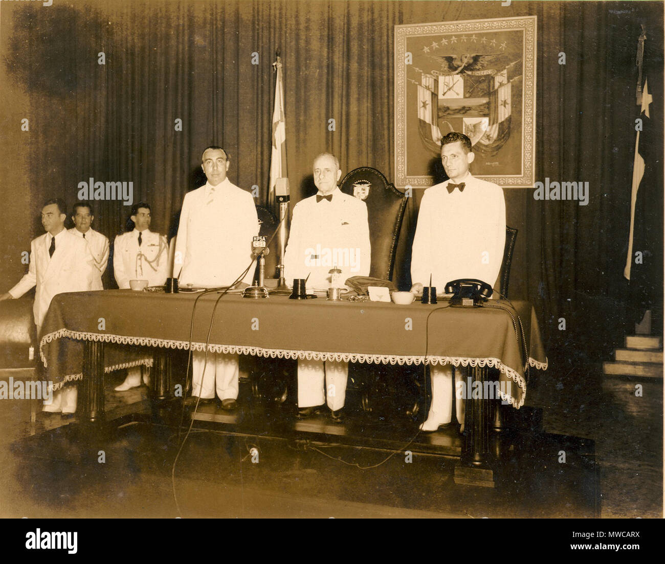 . Español: Asamblea Constituyente de la República de Panamá, año 1945 . 1946. Il dott. Rosendo Jurado Venero si 169 Dr. JuradoVenero Foto Stock