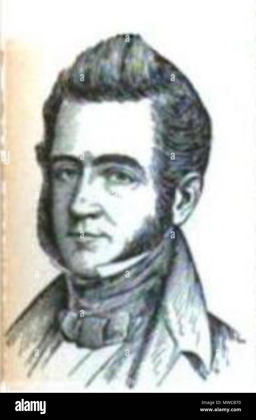 . Inglese: George Bryan Porter, 3° Governatore territoriale del Michigan . 9 ottobre 2014, 10:56:21. Sconosciuto 238 George Bryan Porter Foto Stock
