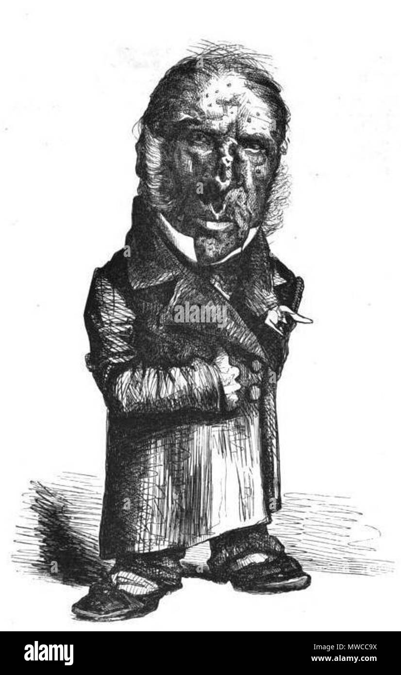 . 'Dupin (laid-nez)" . 1849. Fabritzius 173 Dupin (laid-nez) Foto Stock