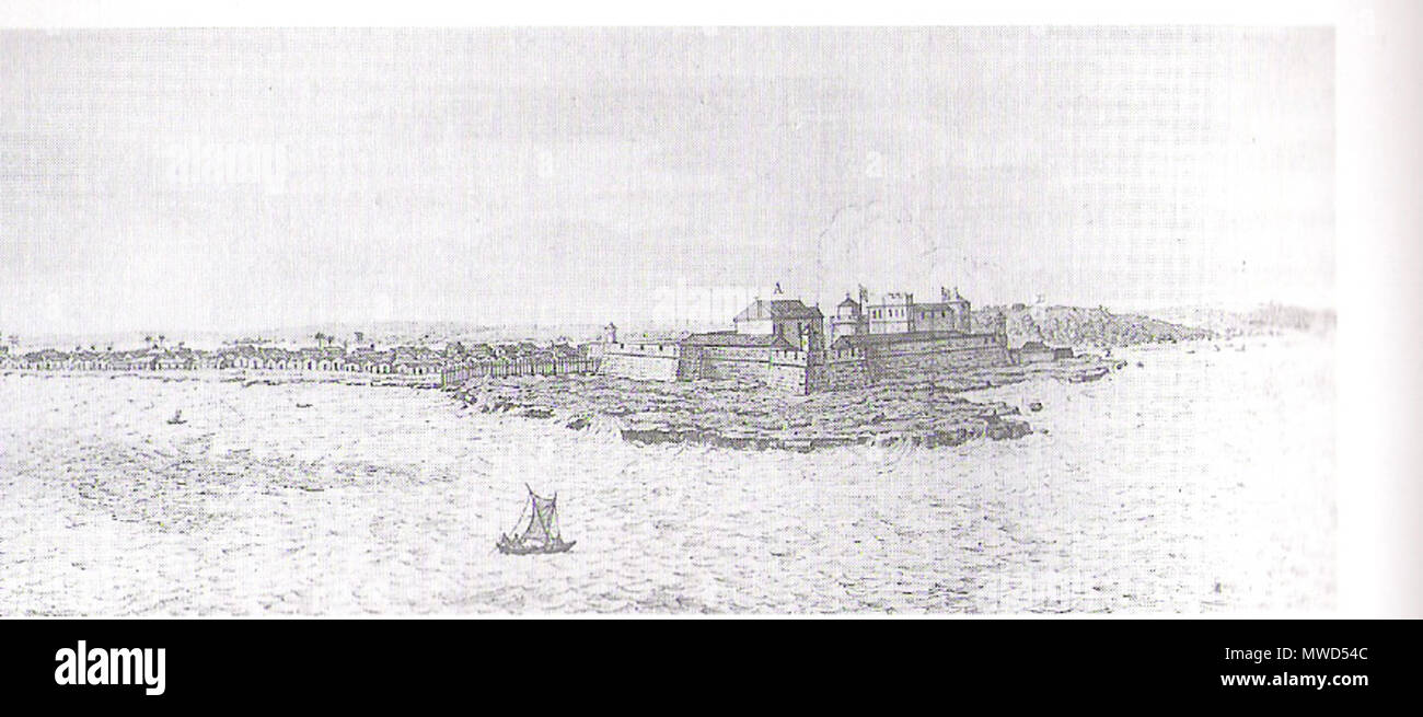 . Elmina 1637 . circa 1637. Questo file è privo di informazioni sull'autore. 184 Elmina1637 Foto Stock