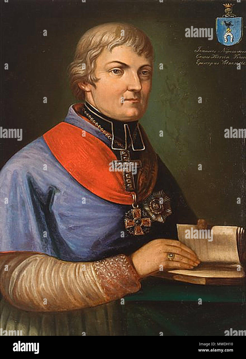 . Inglese: Jan Nepomucen Kossakowski . Xix secolo. Anonimo 308 Jan Nepomucen Kossakowski Foto Stock