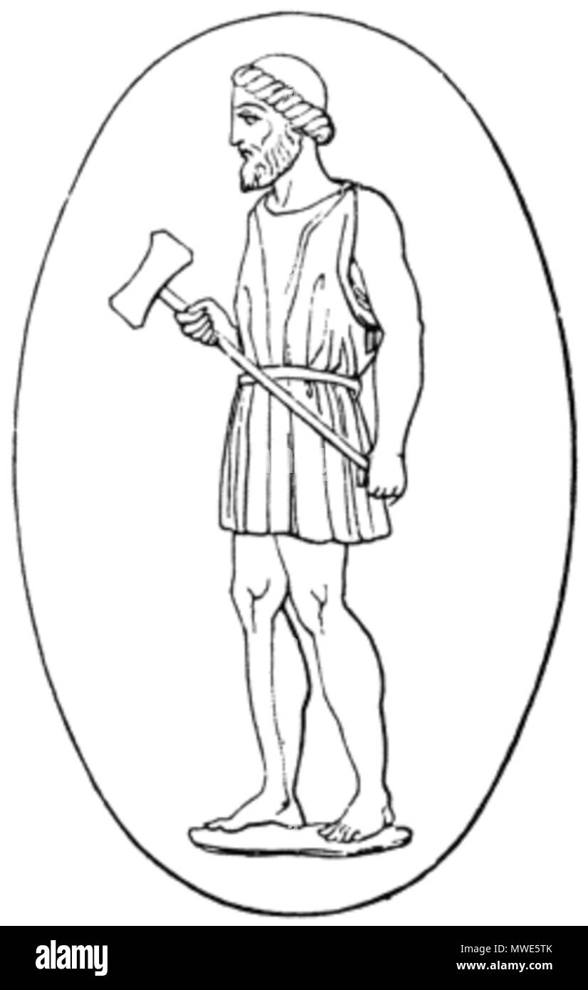 . Dio greco Hephaistos . 1874, caricare: Gennaio 18, 2008. Sconosciuto 274 Hephaistos Foto Stock