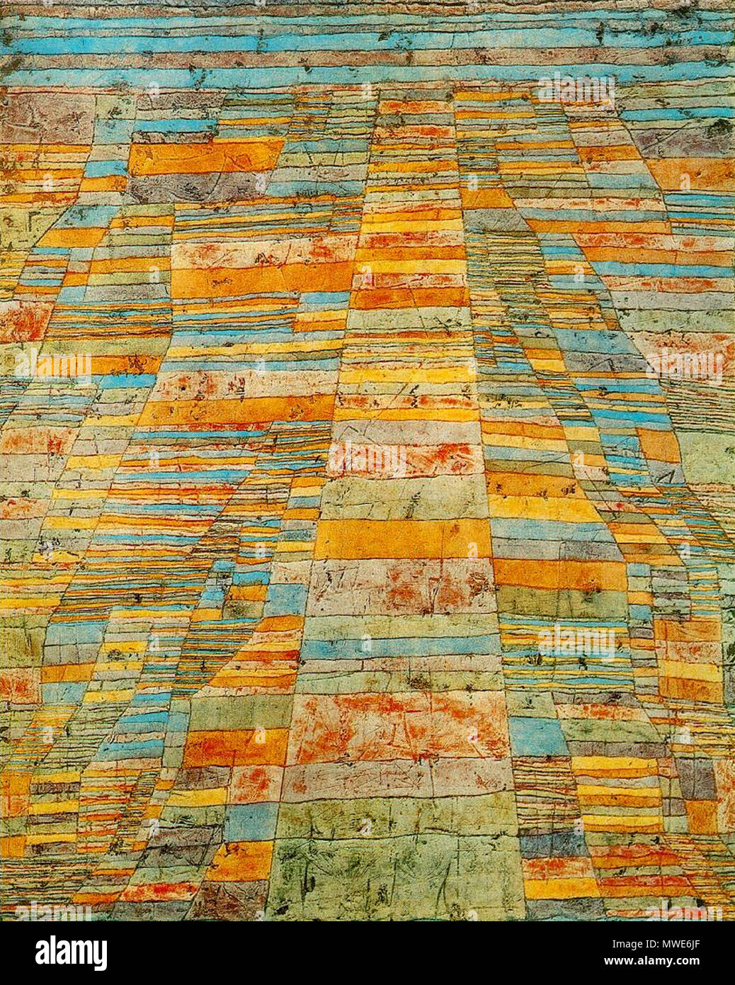 . Inglese: famoso dipinto di Paul Klee . 1929. creato da Paul Klee, file da Marendo Müller 278 autostrada-meandri Foto Stock