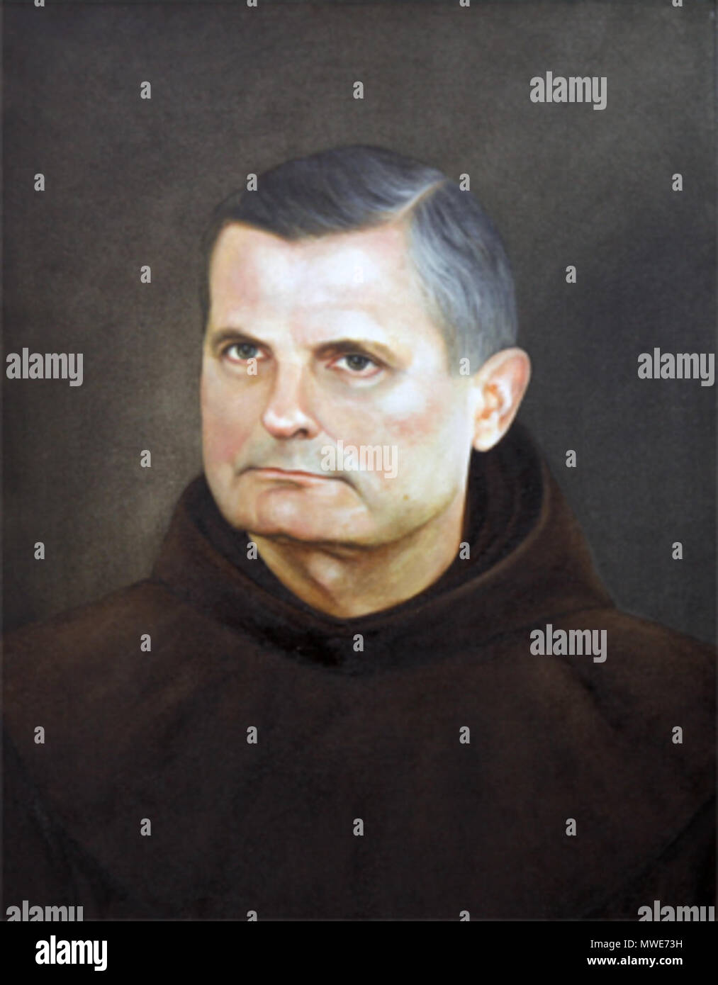 . Ritratto di Fr'Ippolito Lipiński OFM dalla parete Gallery del francescano Curia provinciale di Katowice Panewniki . 2010. Abraham Sobkowski OFM 279'Ippolito Jan Lipinski OFM Foto Stock . Ritratto di Fr'Ippolito Lipiński OFM dalla parete Gallery del francescano Curia provinciale di Katowice Panewniki . 2010. Abraham Sobkowski OFM 279'Ippolito Jan Lipinski OFM Foto Stock