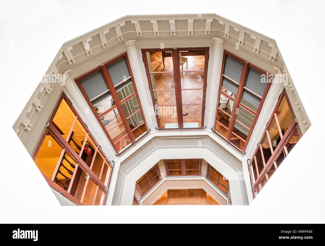 Luce del tetto architettura, la Maison de l'Armateur, Le Havre Foto Stock