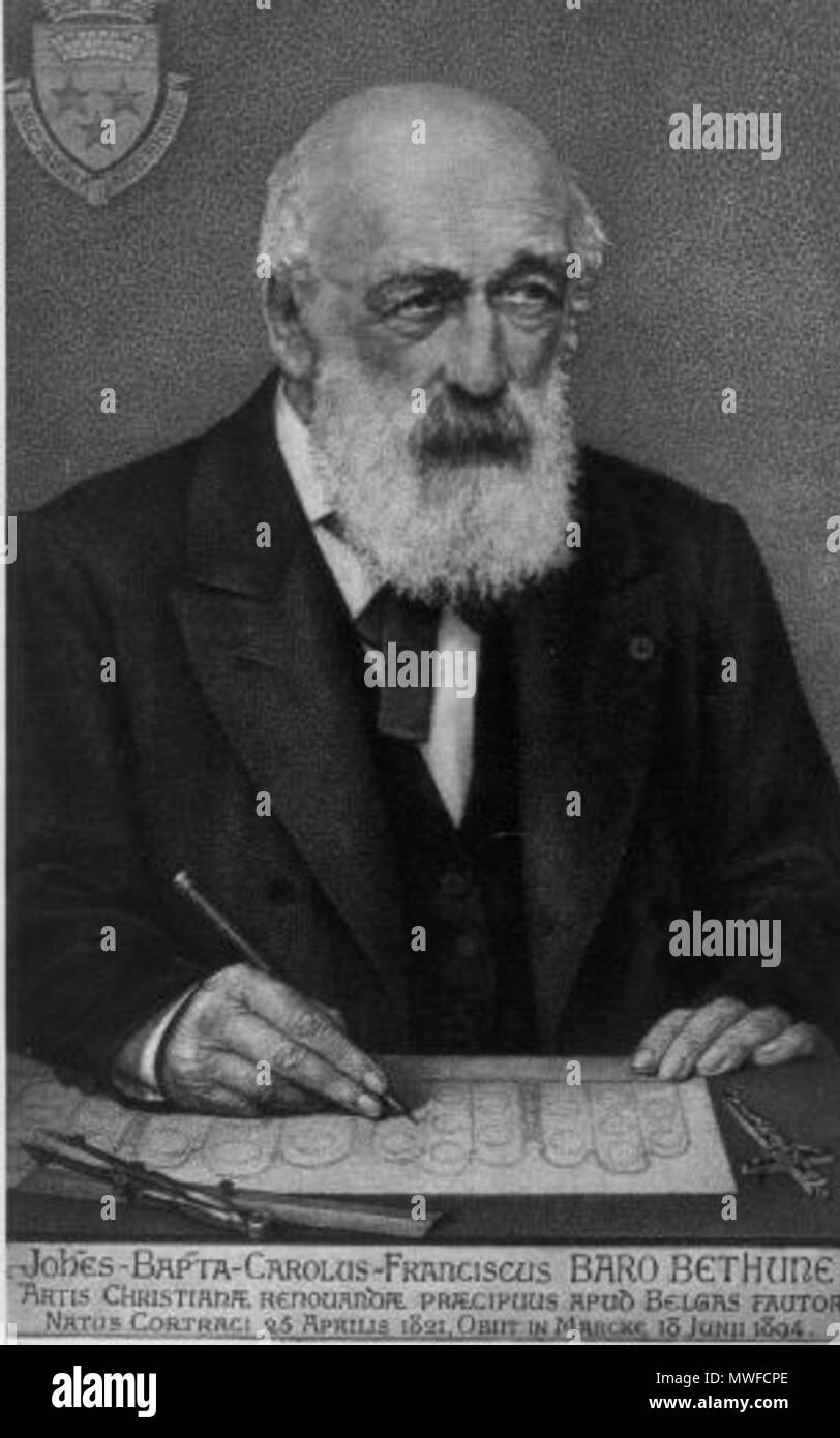 . Jean-Baptiste Bethune (1821-1894), architetto belga . 22 luglio 2007 (originale data di caricamento). L'originale uploader era Bandinelli a Wikipedia inglese 311 JBBethune par Raoux Foto Stock