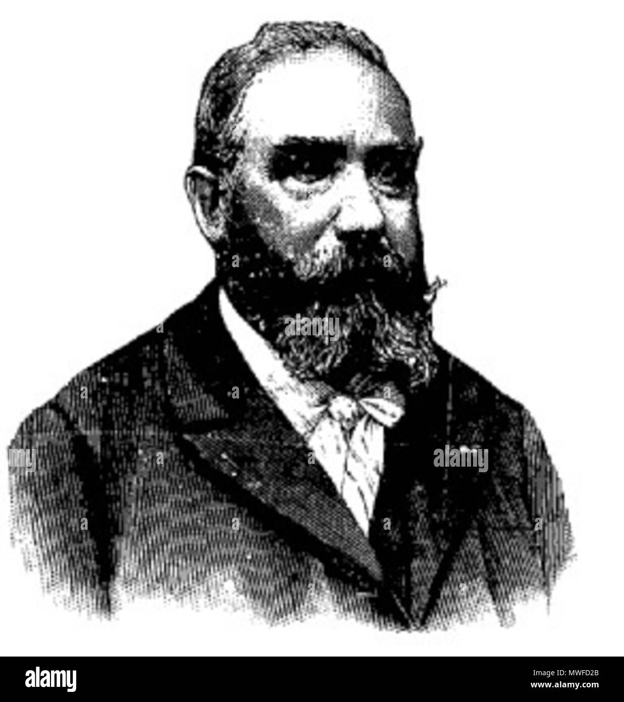 . Français : Illustrazione du Dictionnaire biographique des hommes de l'Est, du Nord, du Centre et de l'Ouest d'Henri Carnoy 1903, représentant Jean-Baptiste Massilon Rouvet. 1903. Henri Carnoy (1861-1930) 312 Jean-Baptiste Rouvet Massilon Foto Stock