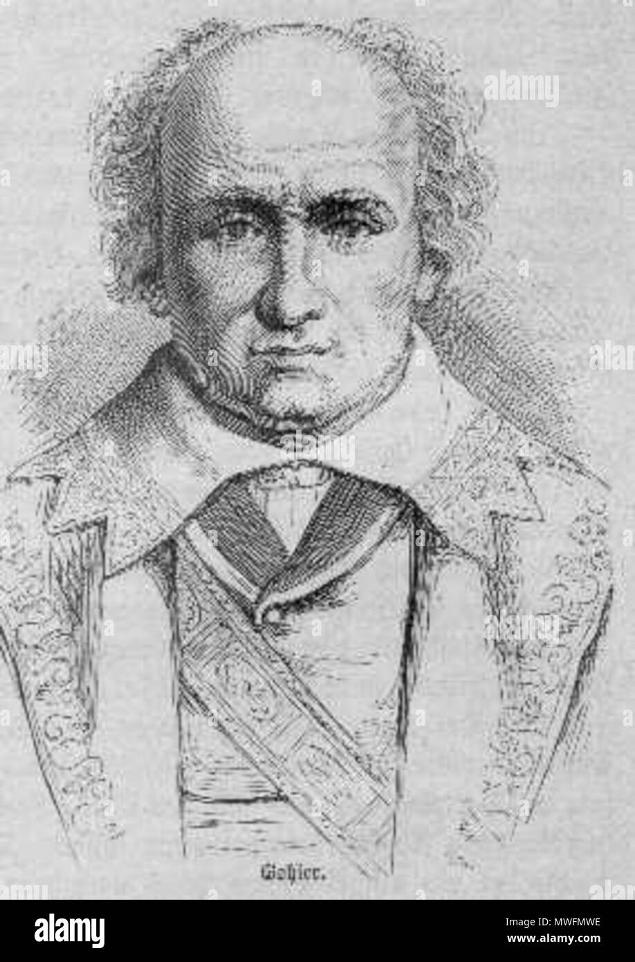 . Louis Gohier, politico francese (Febbraio 27, 1746 - 29 Maggio 1830) . Sconosciuto 377 Louis Gohier Foto Stock