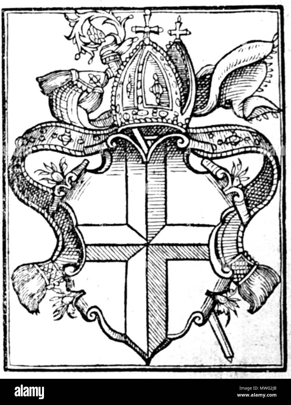346 Konstanz Bischofswappen-2 Foto Stock