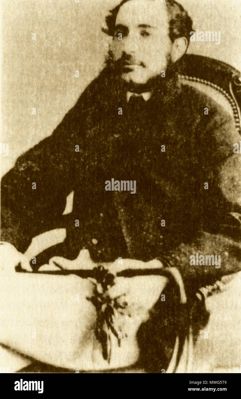 . Alphonse de Toulouse-Lautrec jako mladý muž . Nel 1860 circa. Sconosciuto 361 Lautrecx02 Foto Stock