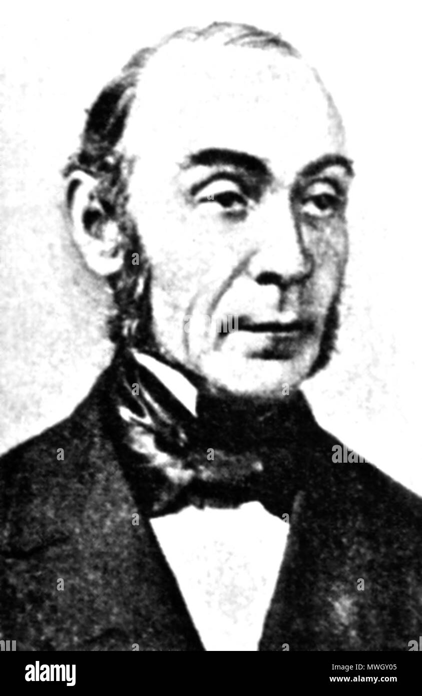 . Español: Mariano José Sanz León (1810-1868), poeta y diplomático peruano, ministro de Relaciones Exteriores (1848-1849) . 21 maggio 2012. Sconosciuto 398 Mariano José SANZ Foto Stock